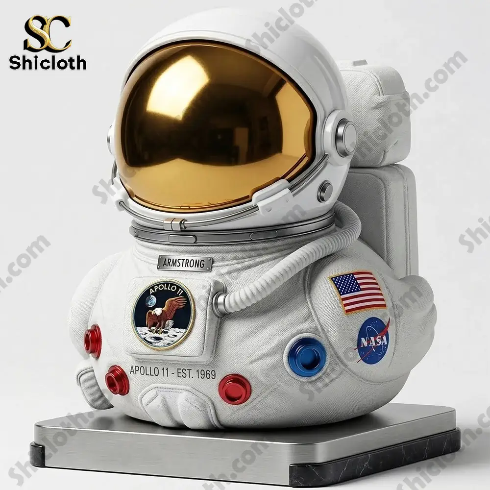 Alternative view of NASA Artemis II Mission Moon Launch Commemorative Astronaut Duck