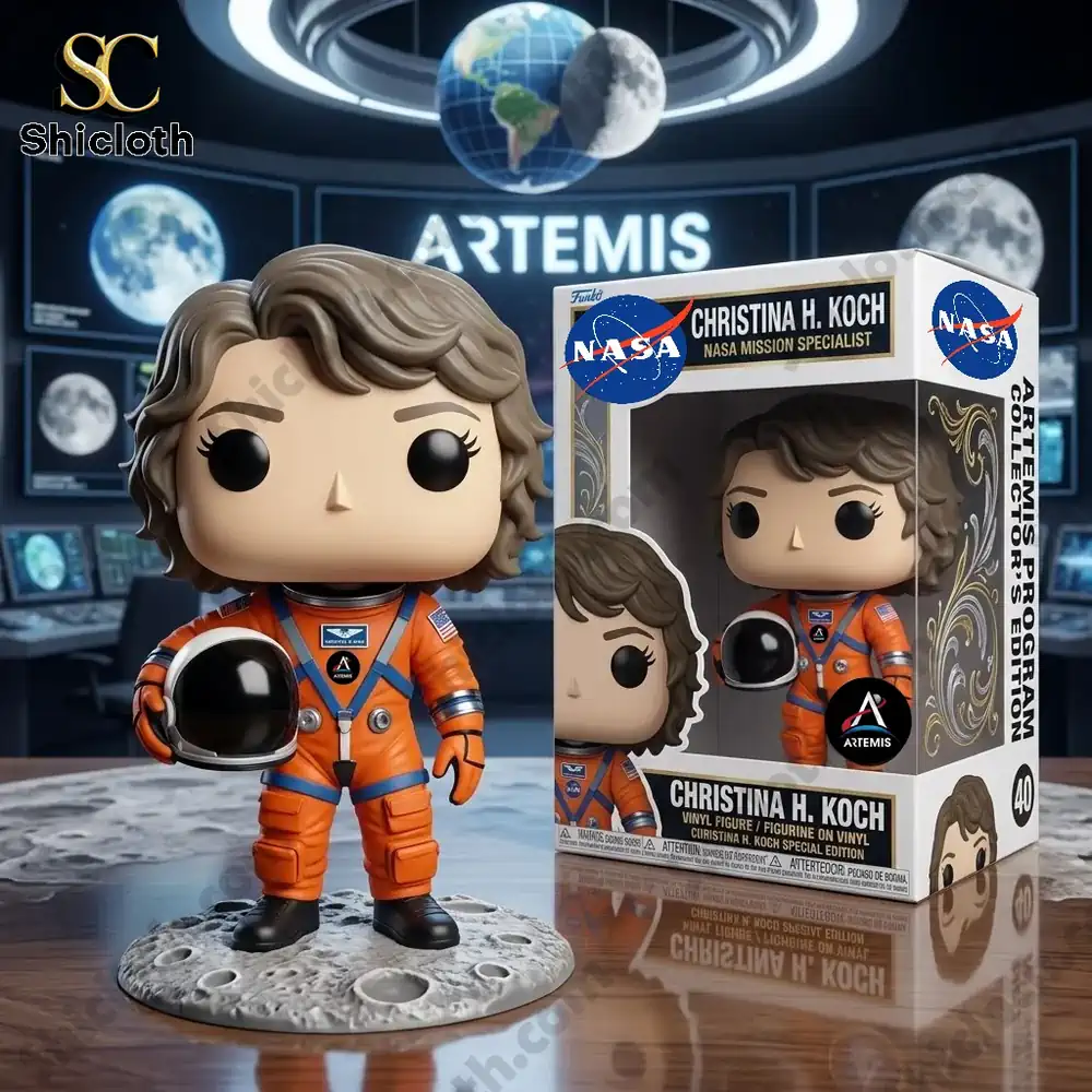 Alternative view of NASA Artemis II_ Christina H. Koch First Woman on Lunar Orbit Commemorative Doll
