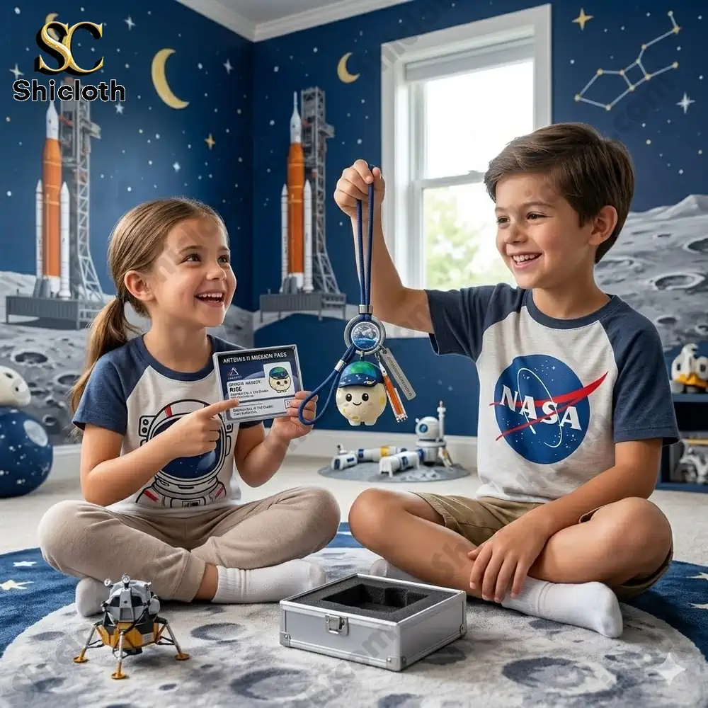 NASA Moon Artemis 2 Mission Pass Limited Keychain