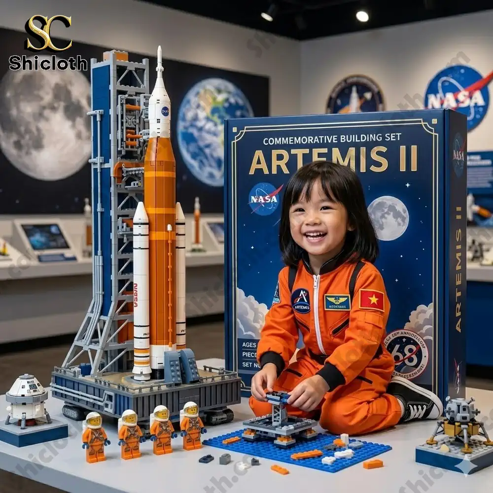 Nasa 68th Anniversary Years Of Exploration Building Brick