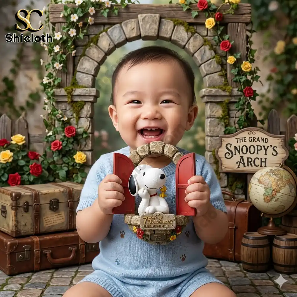 Alternative view of Peanuts 75th Anniversary 3D Figure Decor Wall