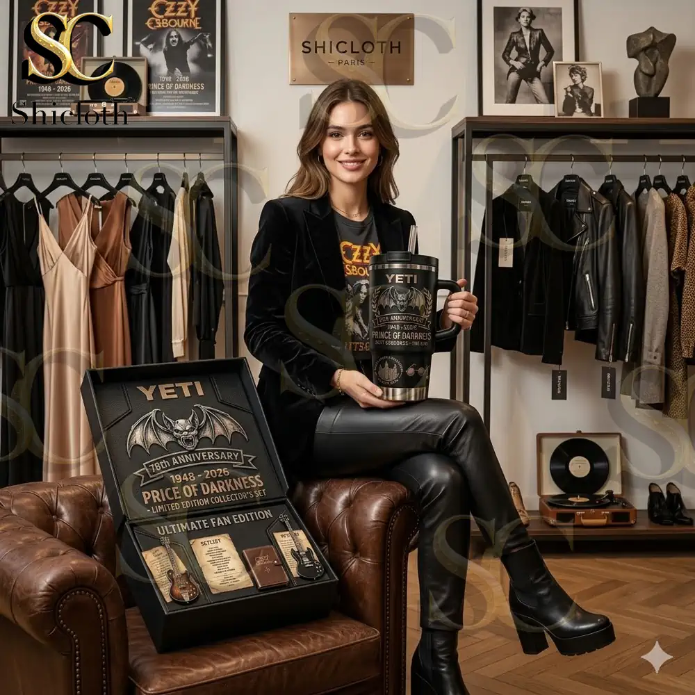 Prince of Darkness Ozzy Osbourne 78th Anniversary YETI Tumbler