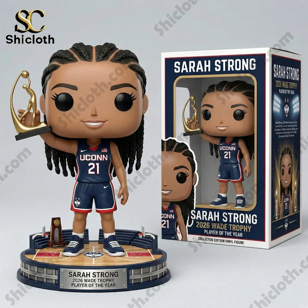 Alternative view of Sarah Strong 2026 Wade Trophy Player Of The Year Uconn Funko Pop Figure