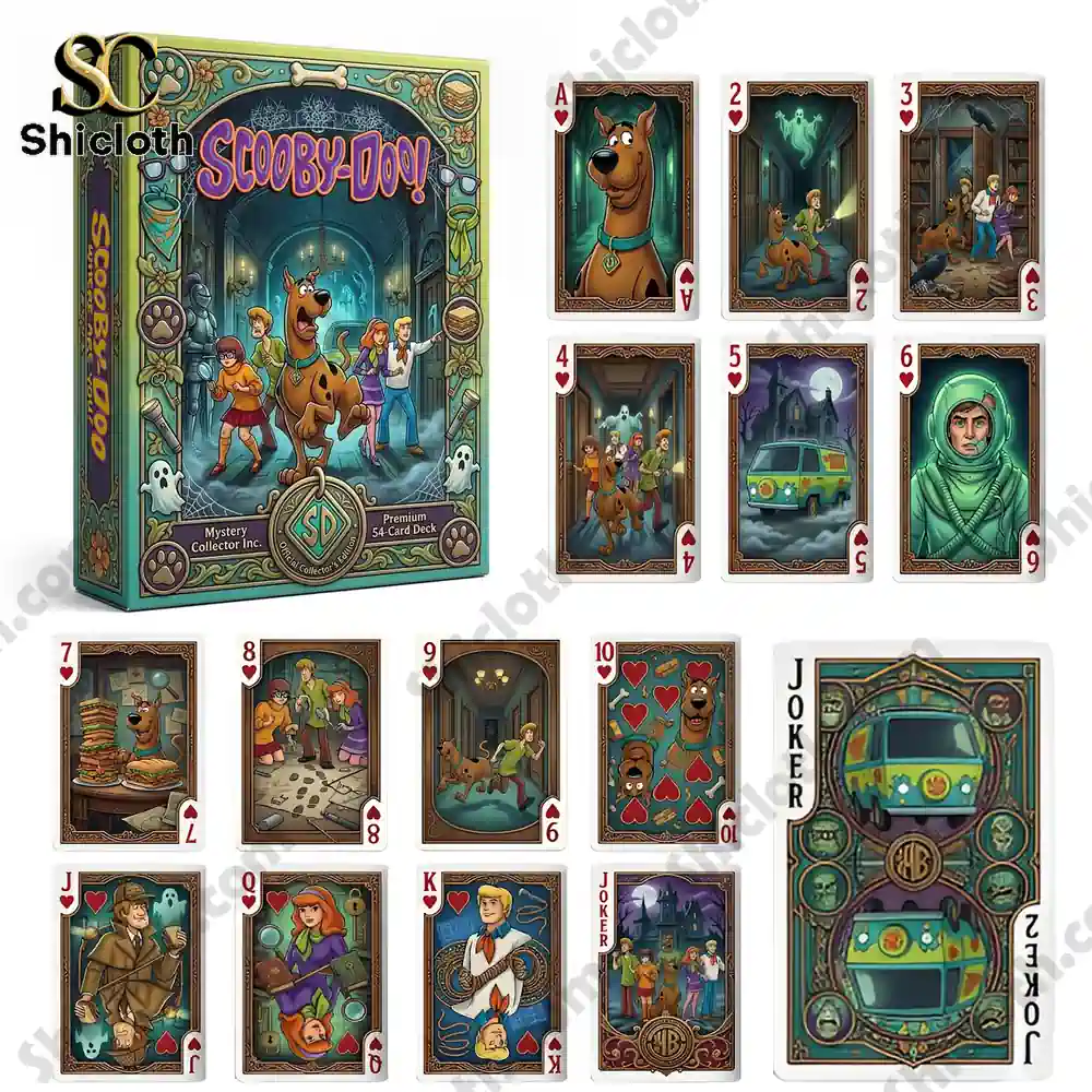Scooby-Doo! Where Are You Premium 54-Card Deck Playing Card Set