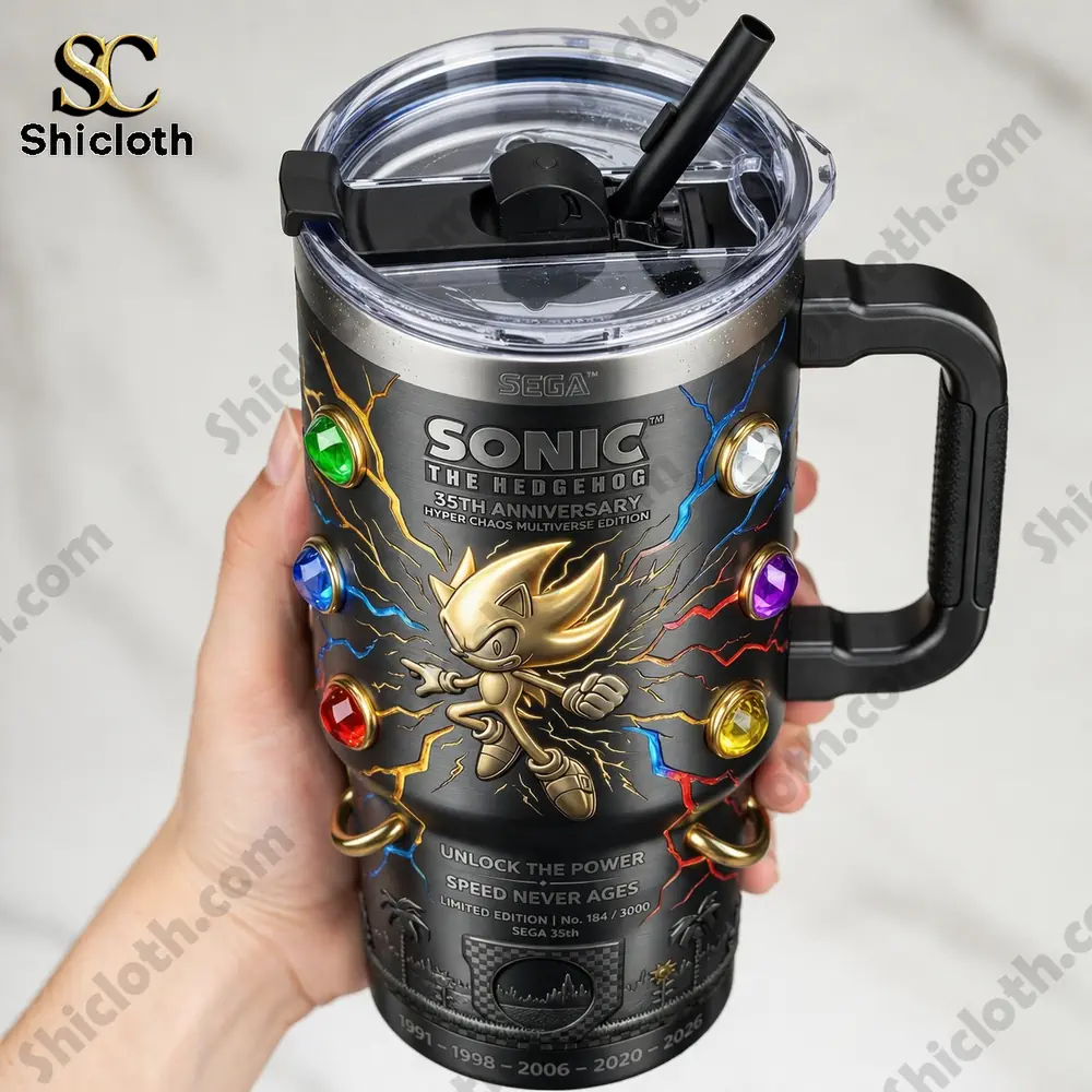 Sonic 35th Anniversary Collector YETI Tumbler