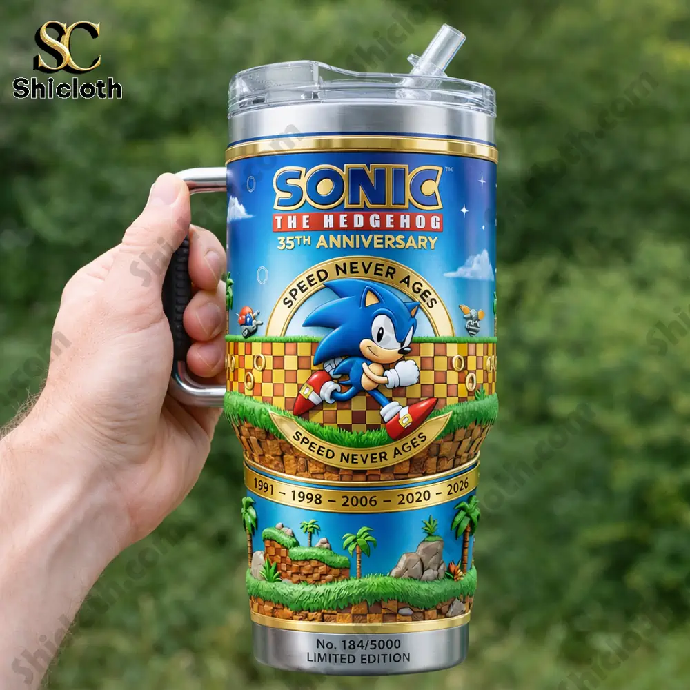 Sonic 35th Anniversary Collector YETI Tumbler 5 Sonic 35th Anniversary Collector YETI Tumbler - Image 5