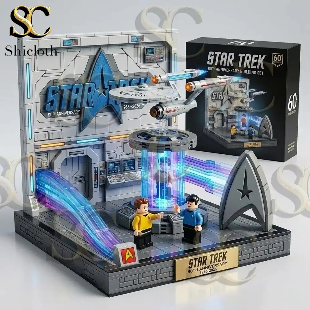 Alternative view of Star Trek 60th Anniversary Collector Building Brick Edition