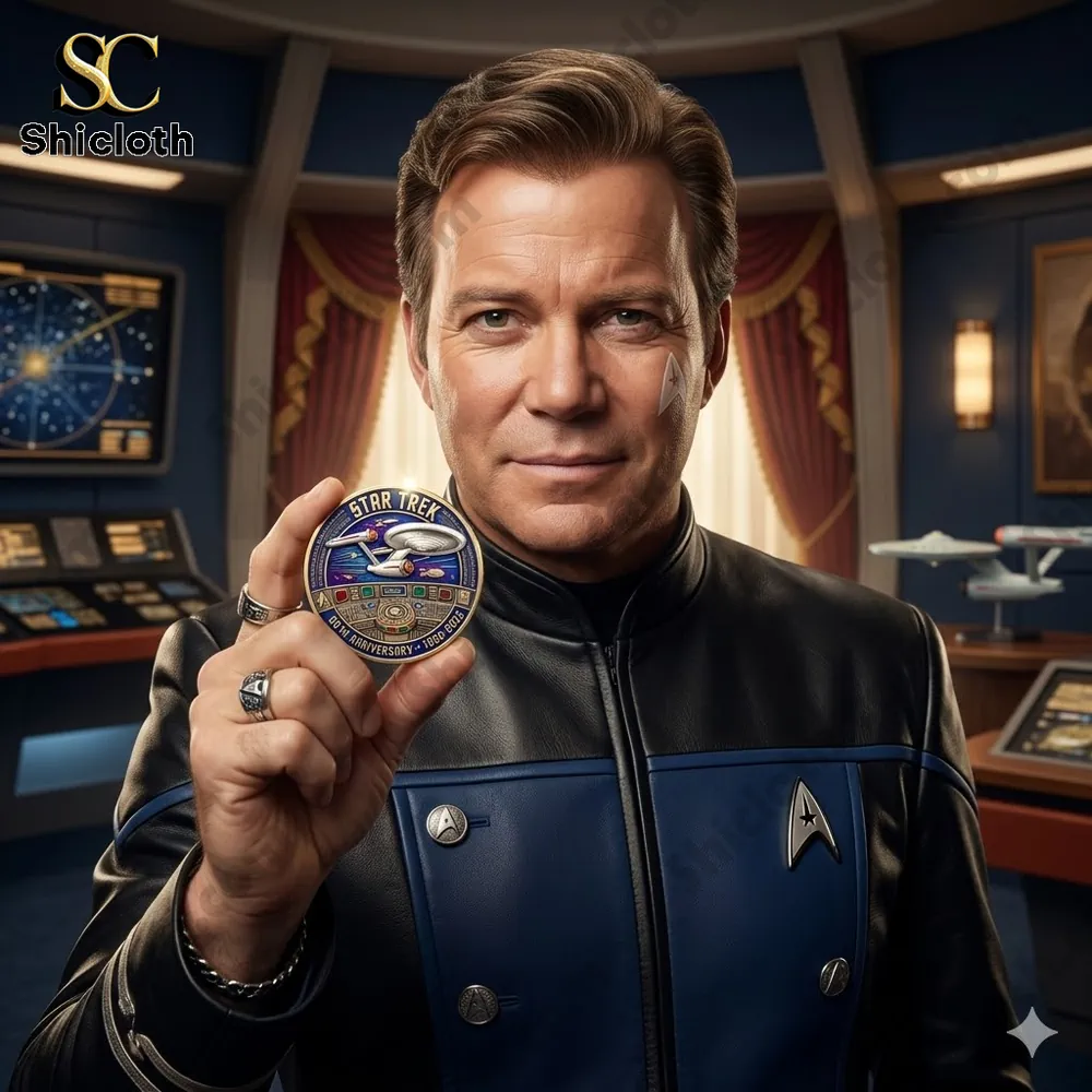 Star Trek Boldly Go 60th Anniversary Commemorative Coin