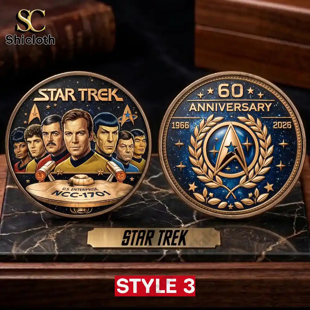 Alternative view of Star Trek The Original Series 60th Anniversary 2026 Commemorative Coin