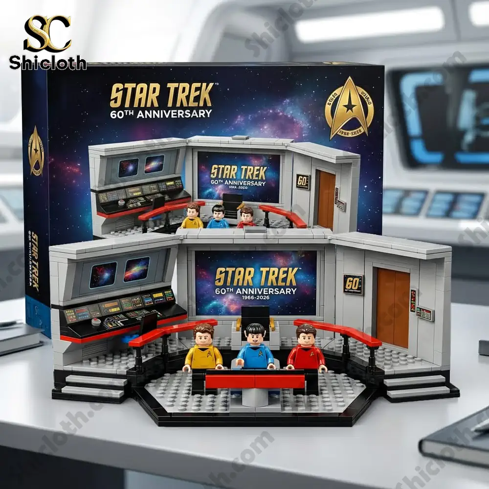 Alternative view of Star Trek The Original Series 60th Anniversary Space Command Bridge Building Block Set