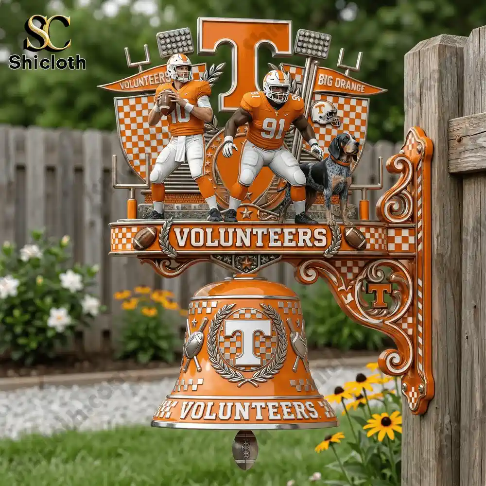 Guinness ESTD 1759 Commemorative Wall Bell 10 Tennessee Volunteers wall bell with players and logo outdoor!