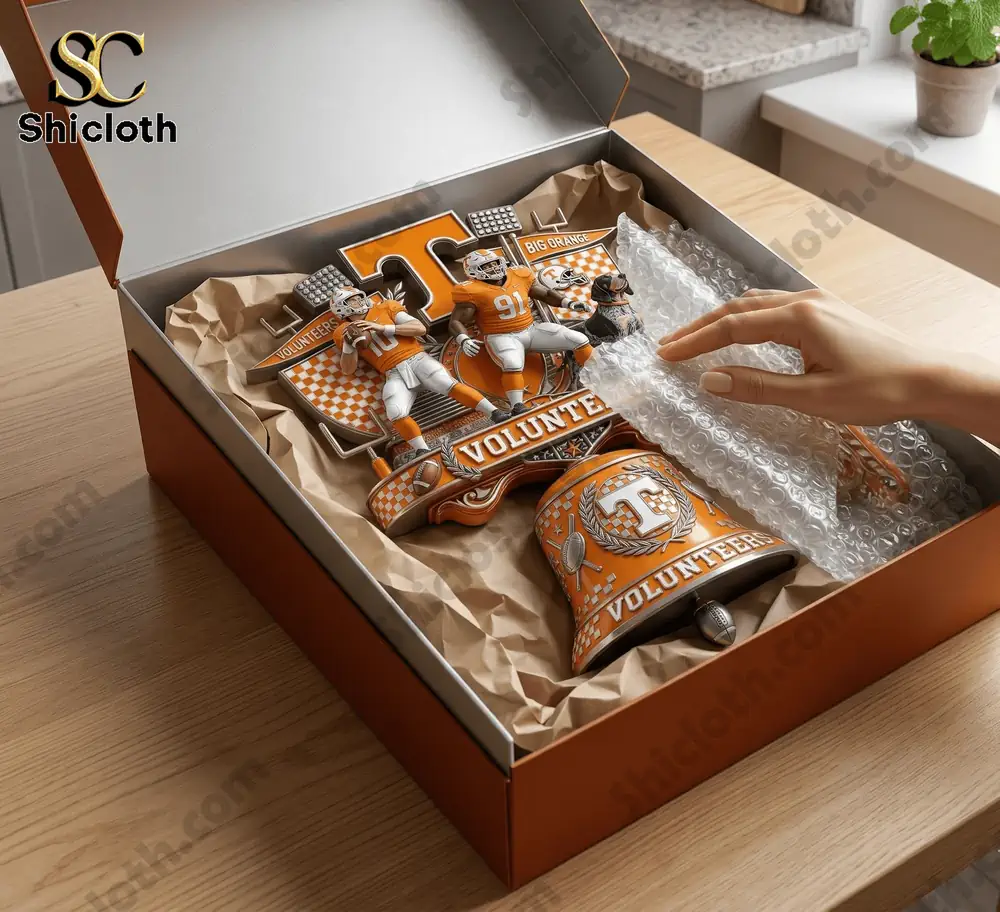 Tennessee Volunteers wall bell inside packaging box!