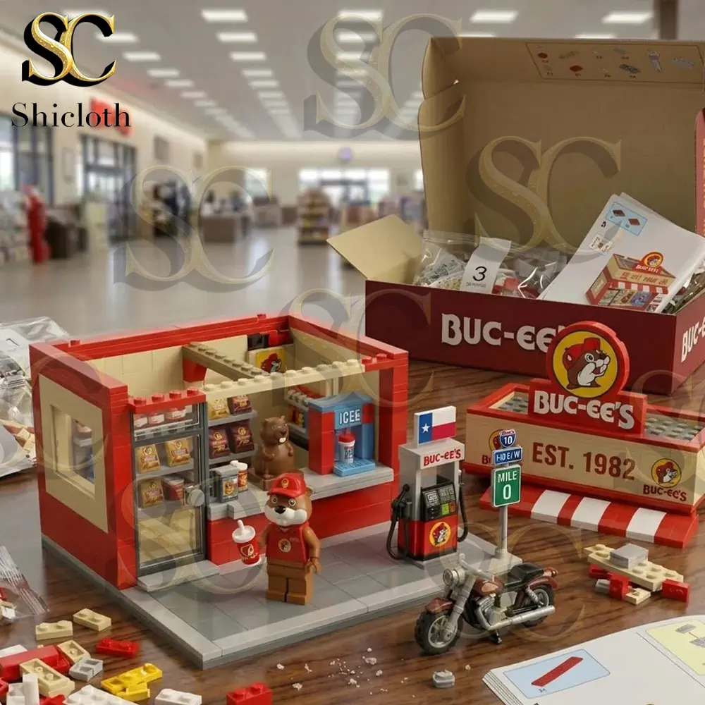 Alternative view of Texas Buc-ee?s Brick Store Building Set