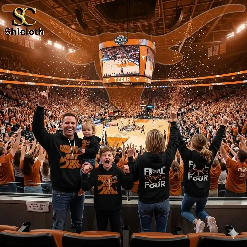 Texas Longhorns 2026 Women?s Basketball Five Four Hoodie Limited Edition