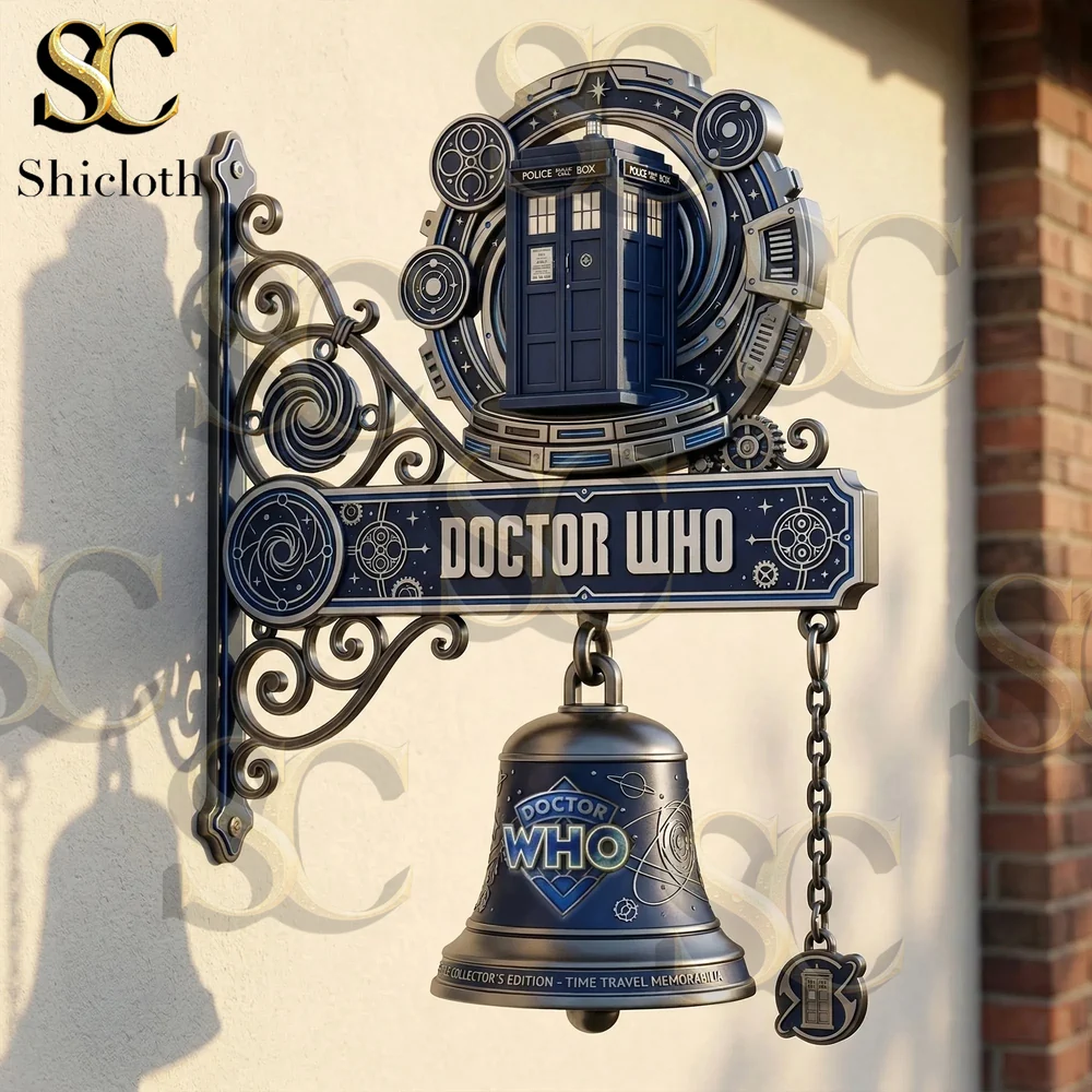 Alternative view of The Doctor Who TARDIS Commemorative Wall Bell