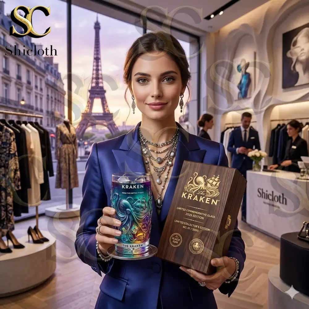 The Kraken 2026 Holographic Relief Commemorative Beer Glass