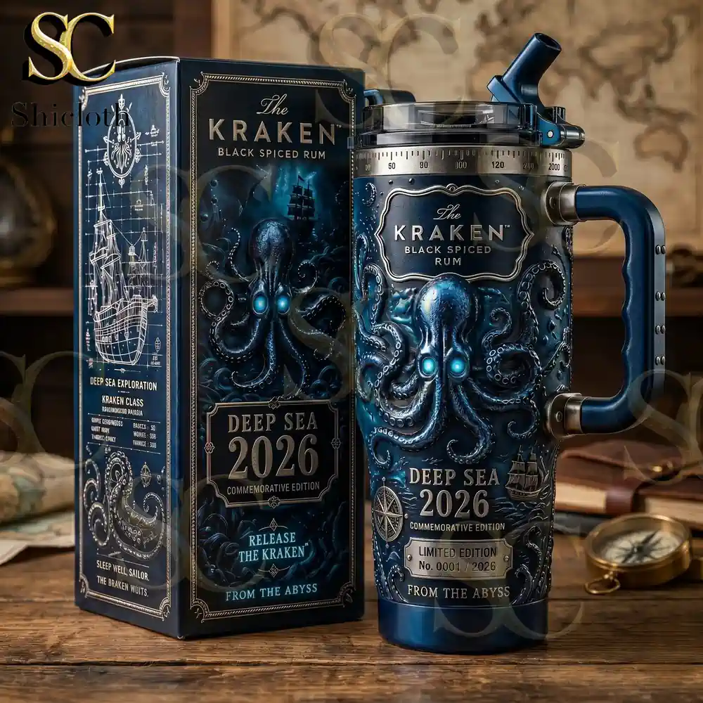 Alternative view of The Kraken Deep Sea 2026 Black Spiced Rum Commemorative Tumbler