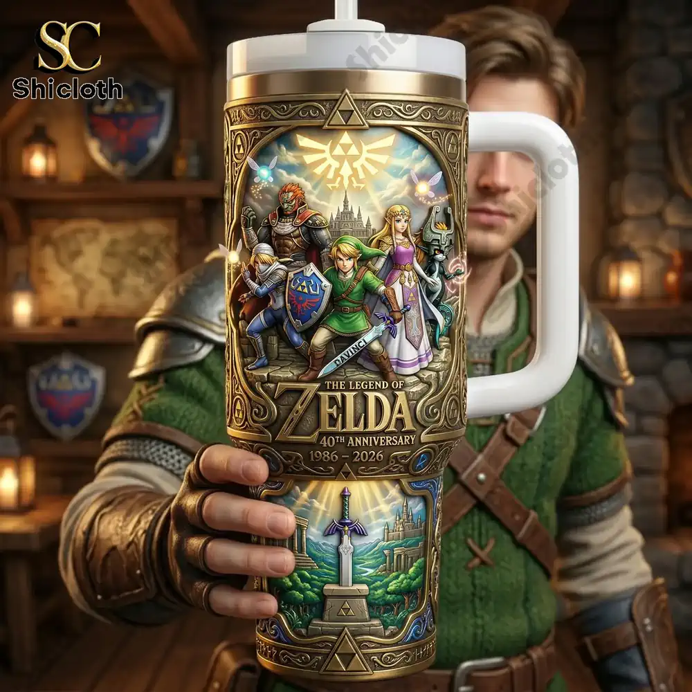 The Legend of Zelda 40oz Stanley Tumbler 3 The Legend of Zelda 40oz Stanley Tumbler - Image 3