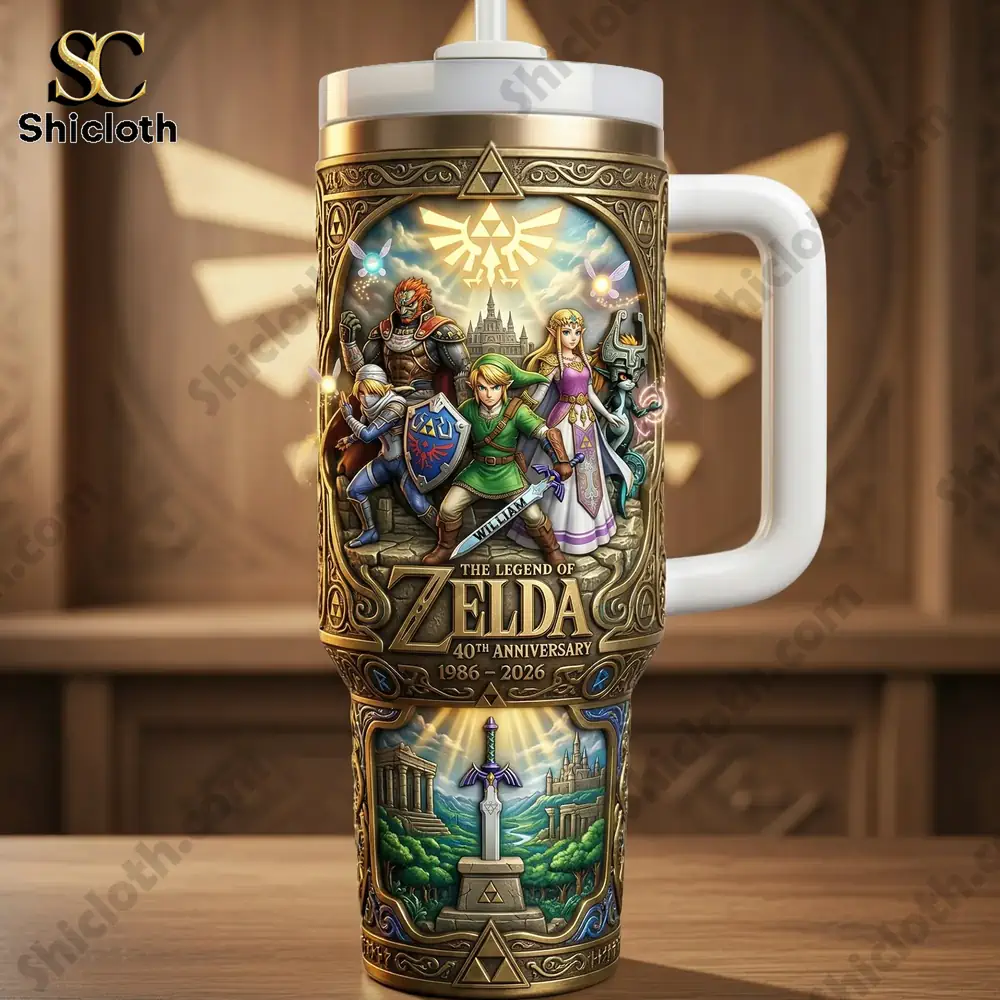 The Legend of Zelda 40oz Stanley Tumbler 4 The Legend of Zelda 40oz Stanley Tumbler - Image 4