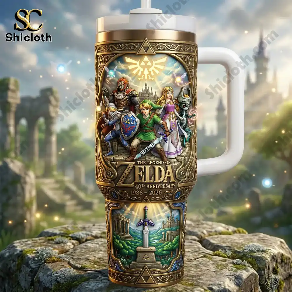 The Legend of Zelda 40oz Stanley Tumbler 5 The Legend of Zelda 40oz Stanley Tumbler - Image 5
