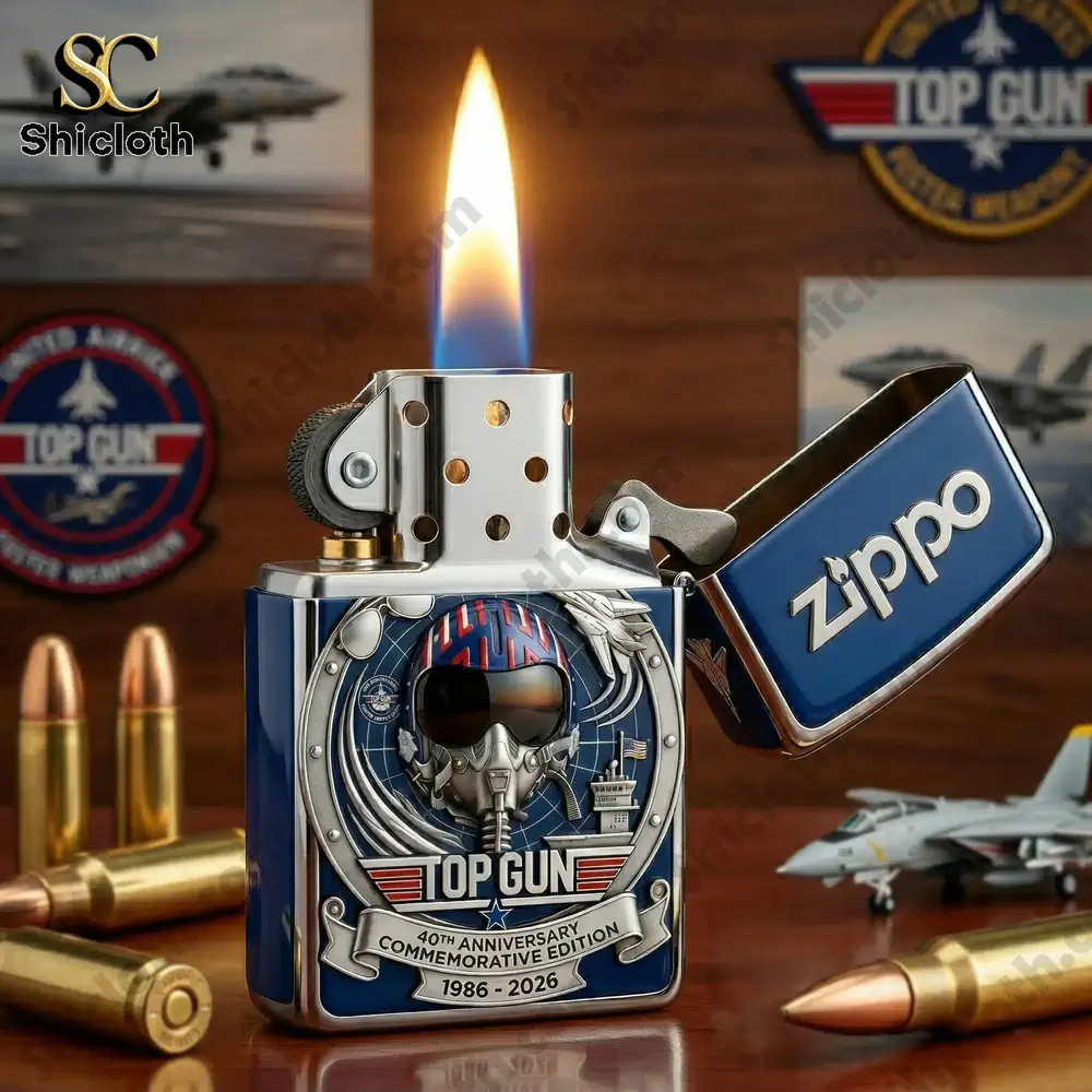 Alternative view of Top Gun 40th Anniversary 3D Zippo Lighter(1986-2026)