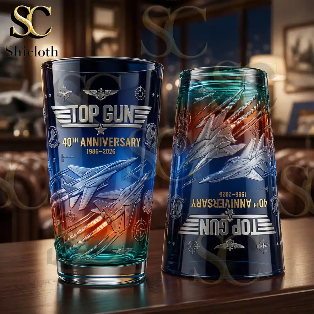 Alternative view of Top Gun 40th Anniversary Collector Beer Glass
