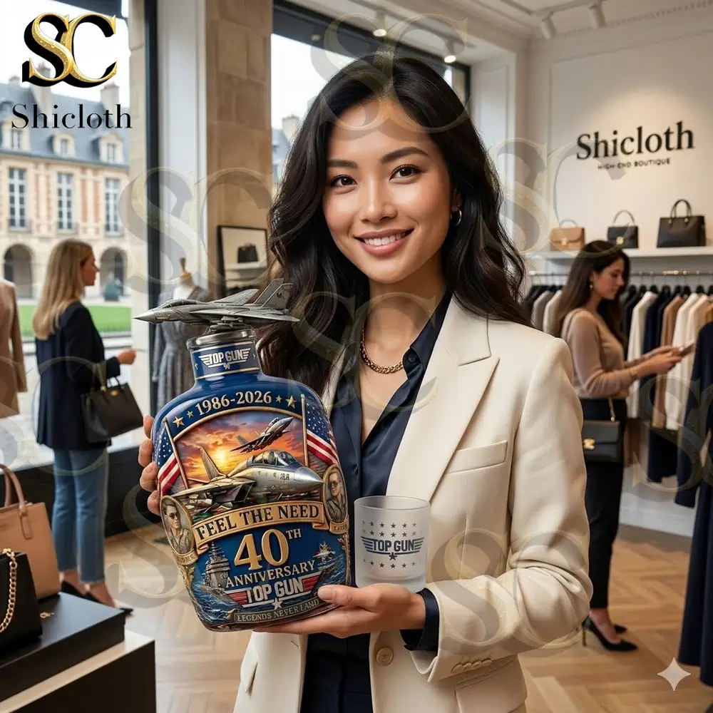 Top Gun 40th Anniversary Feel the Need Whiskey Bottle