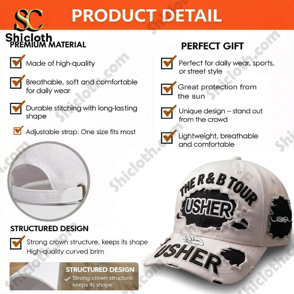 Alternative view of Usher The R&b Tour 2026 Cap Hat