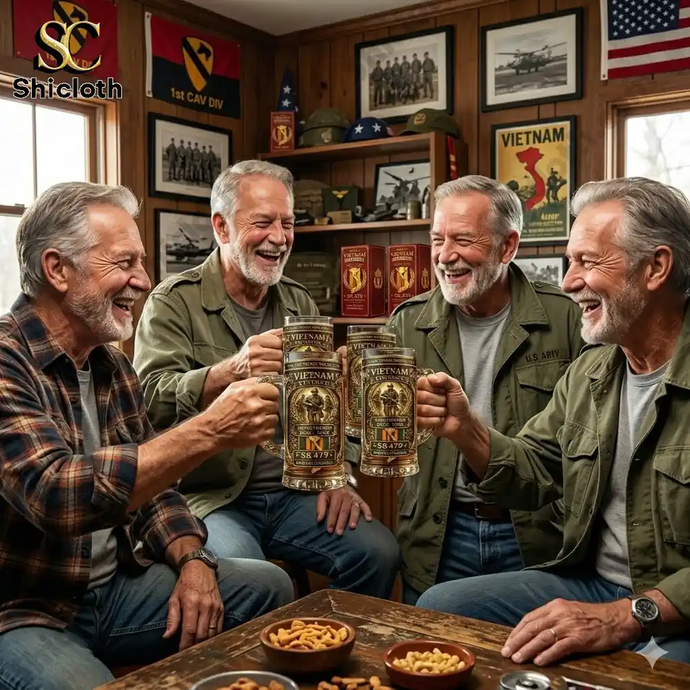 Vietnam Veteran 1955-1975 Commemorative Beer Glass