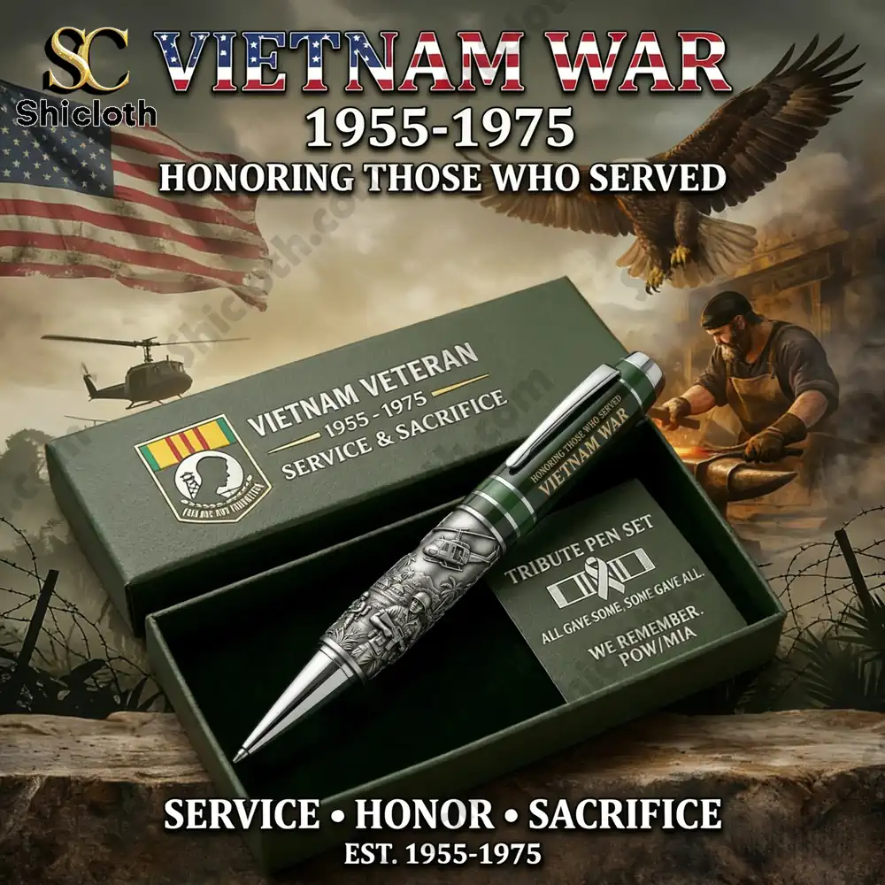 Alternative view of Vietnam Veteran 1955?1975 Commemorative Pen
