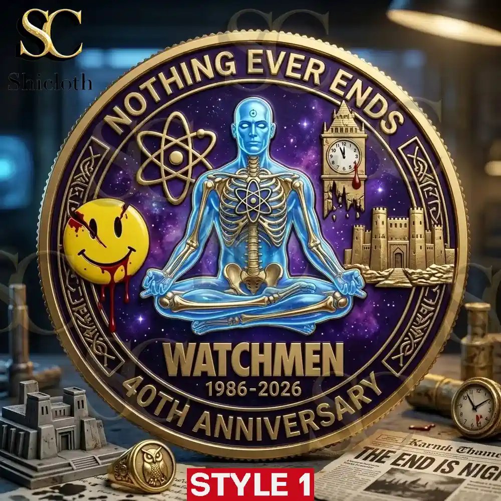 Alternative view of Watchmen 40th Anniversary Commemorative Coins