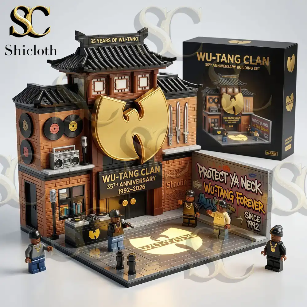 Alternative view of Wu Tang Clan 35th Anniversary Building Brick Set