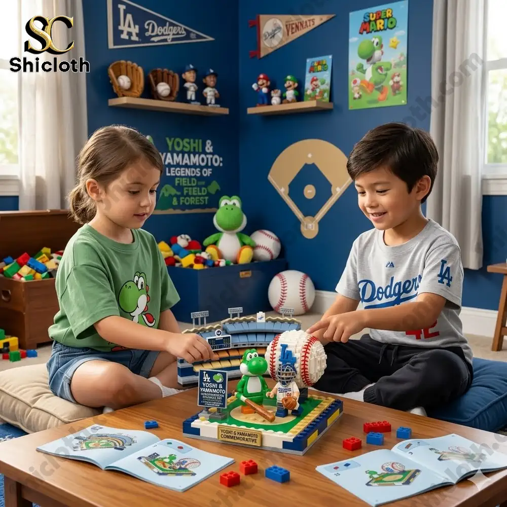 Yoshi & Yamamoto Commemorative Baseball Building Set
