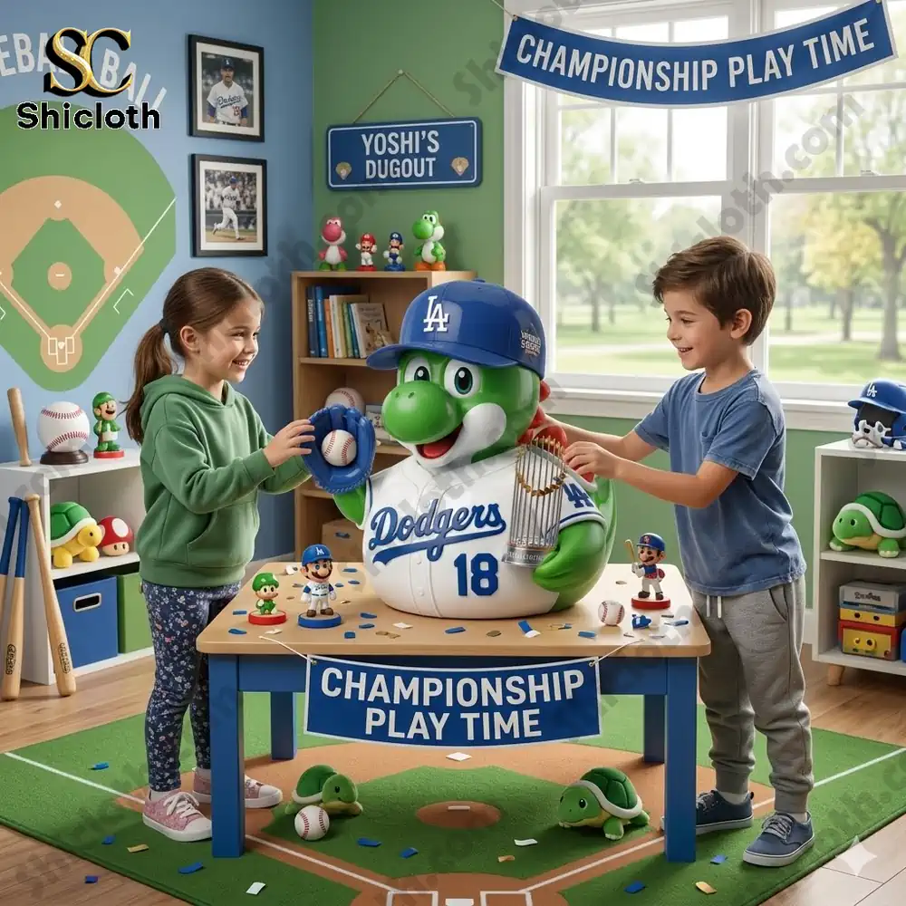 Yoshi Los Angeles Dodgers Rubber Duck