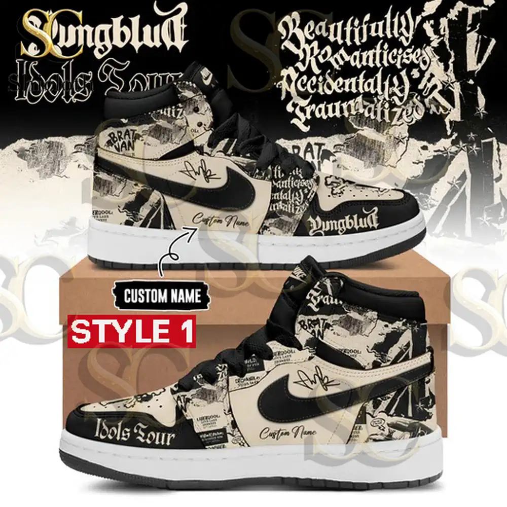 Alternative view of Yungblud Idols The World Tour 2026 Limited AJ1 Shoes