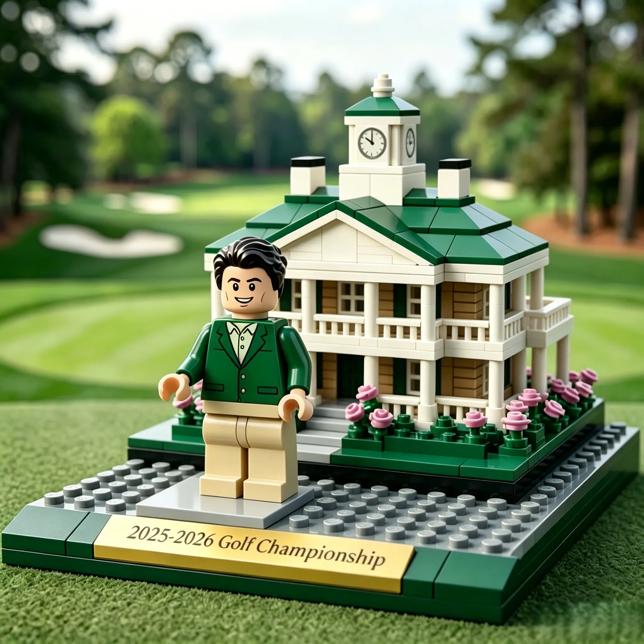 Luxury Golf Course Clubhouse Brick Model Championship Edition Us Bricks