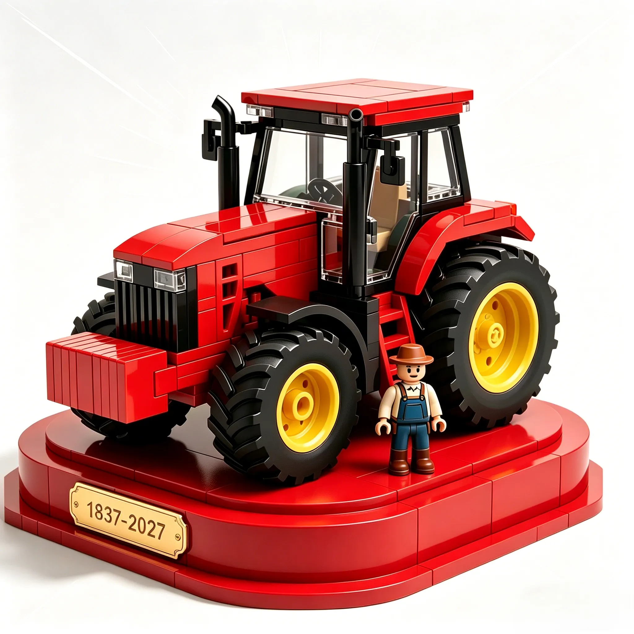Mechanical Farm Tractor Building Set Us Bricks