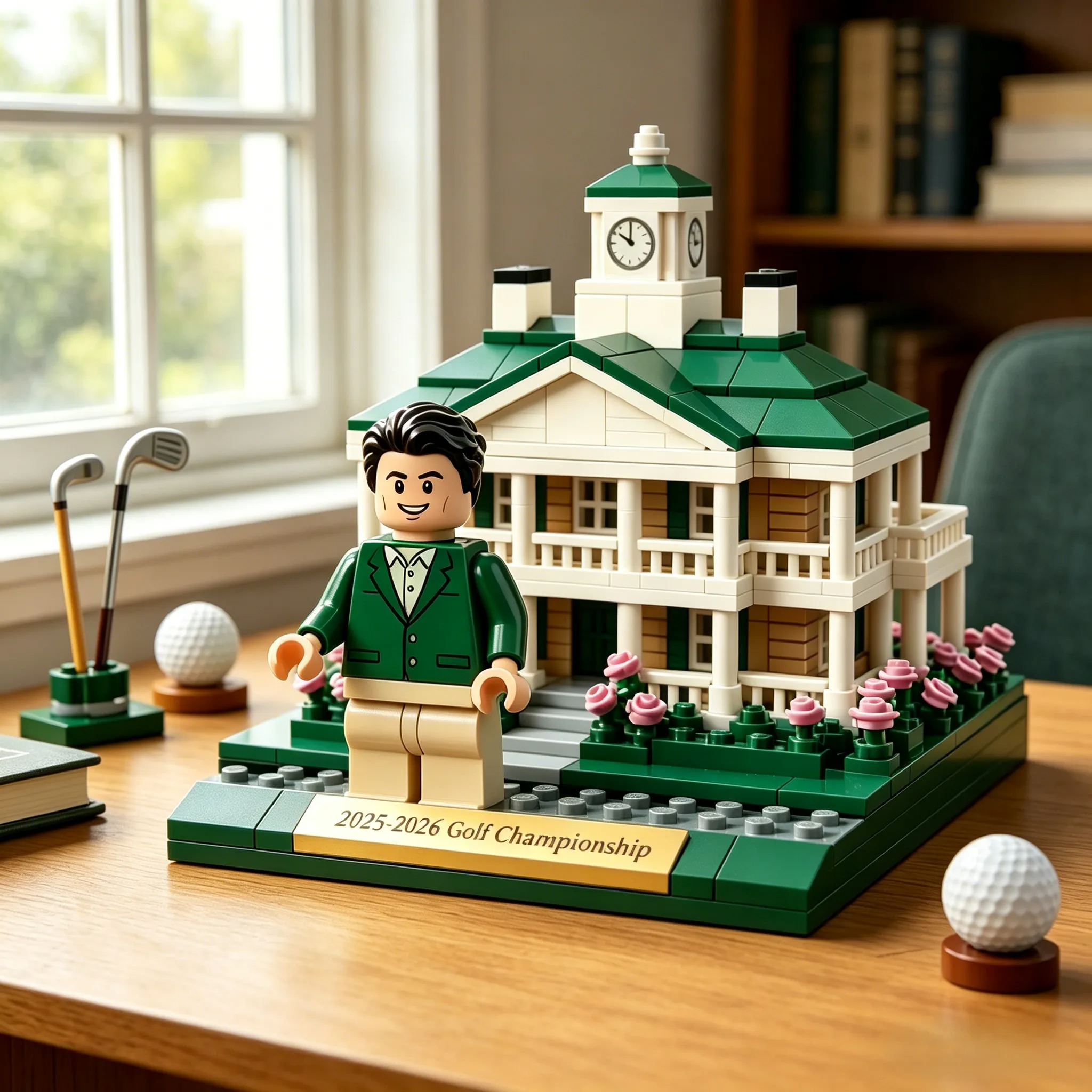 Alternative view of Luxury Golf Course Clubhouse Brick Model Championship Edition Us Bricks
