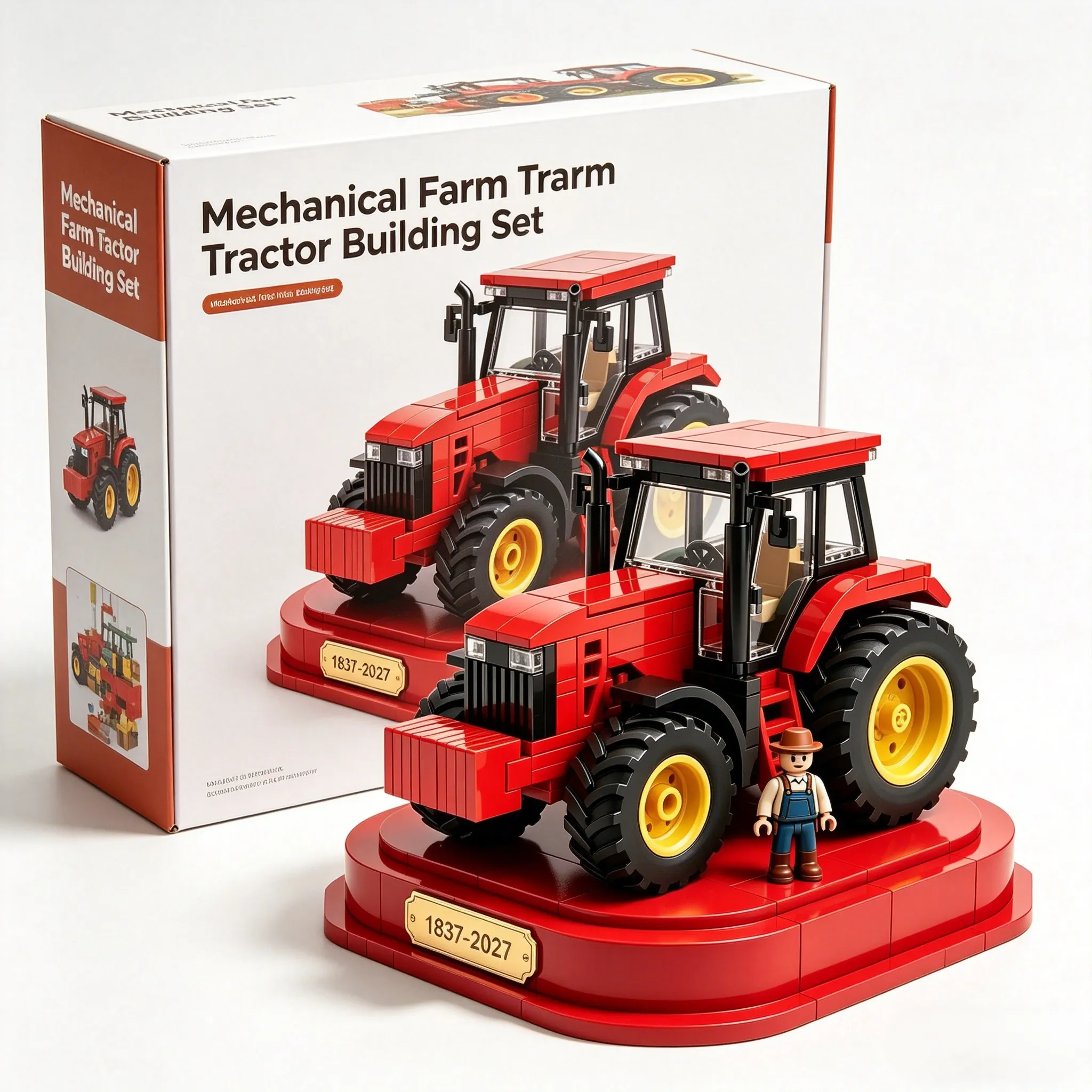 Alternative view of Mechanical Farm Tractor Building Set Us Bricks