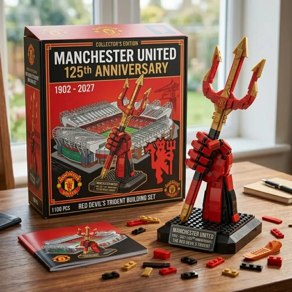 Alternative view of Manchester United 125th Anniversary Commemorative Brick Editions