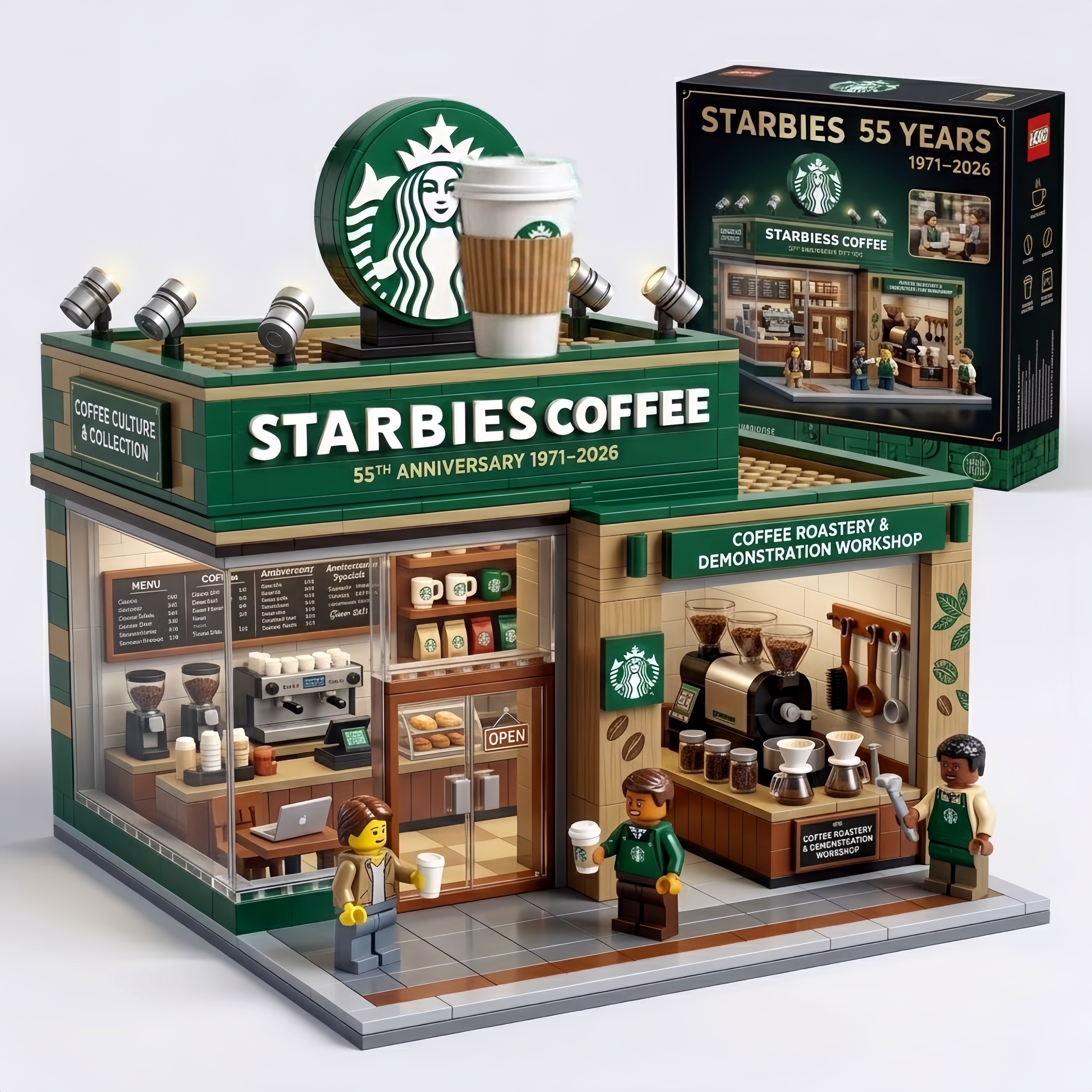 Starbucks 55th Anniversary Collector Brick Edition?1971-2026?