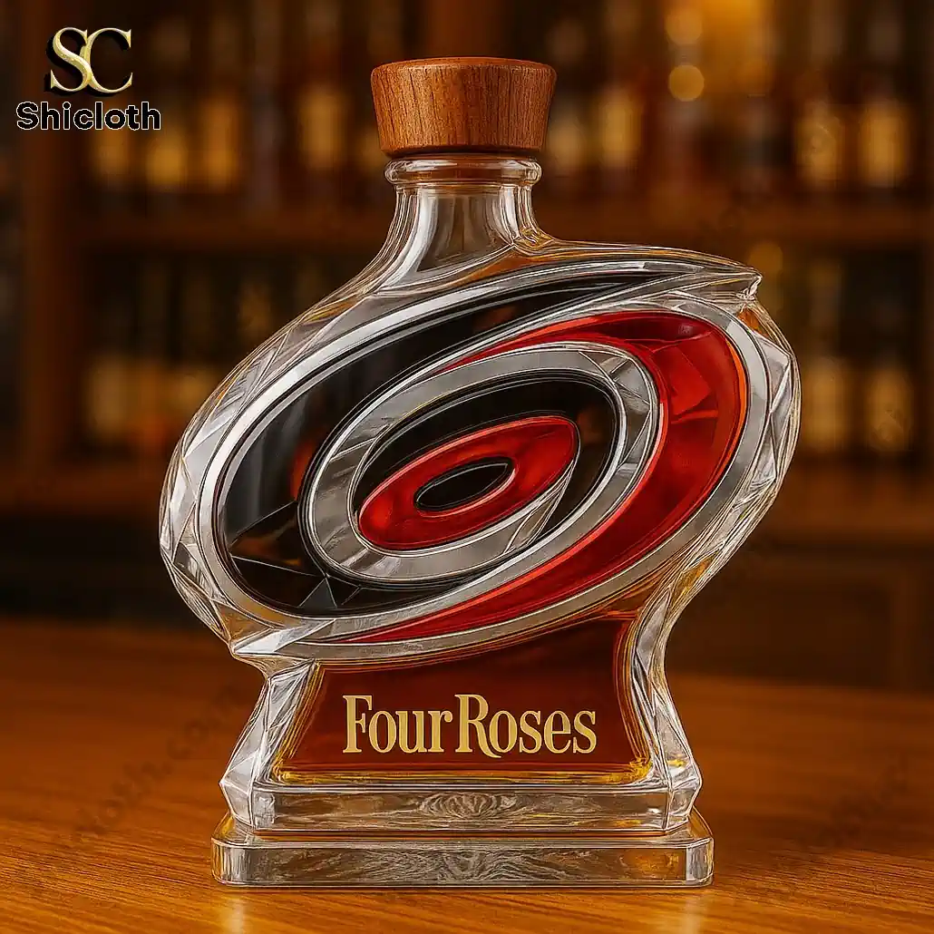 Carolina Hurricanes logo bottle with Four Roses label!