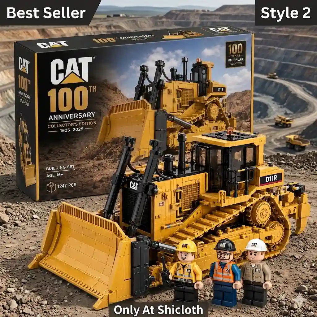 Alternative view of CAT 100th Anniversary Collector Building Set