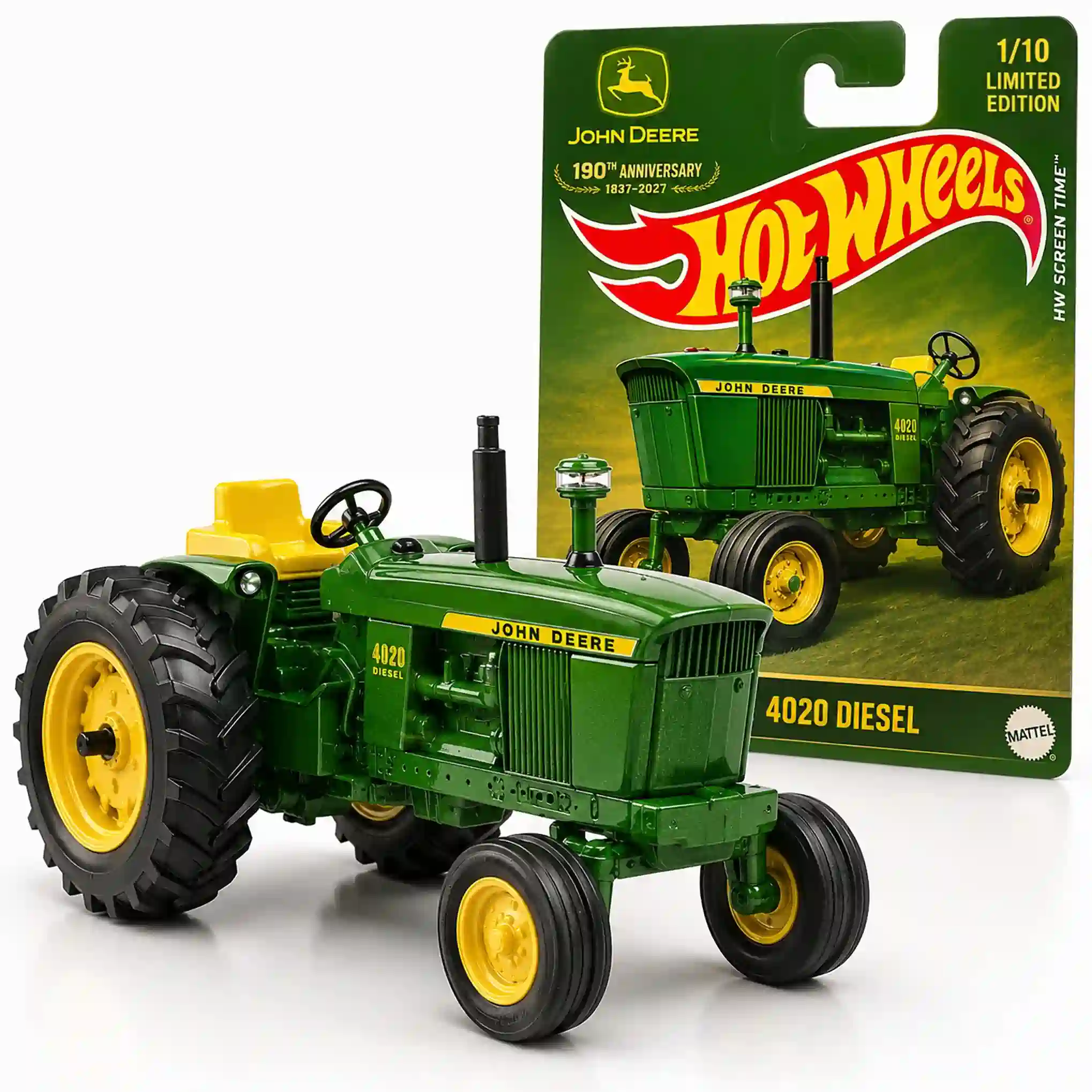 Alternative view of Hot Wheels John Deere 190th Anniversary 4020 Diesel Collector Edition