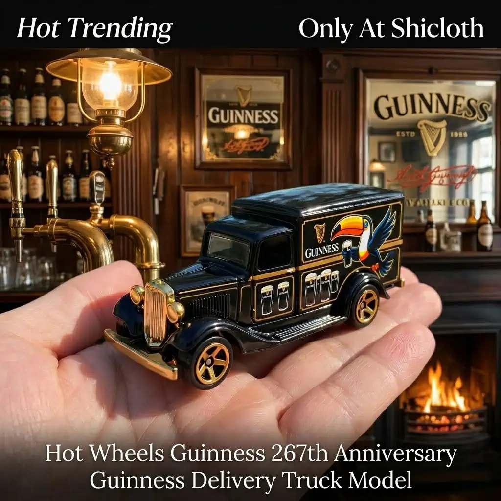 Alternative view of Hot Wheels Guinness 267th Anniversary Guinness Delivery Truck Model