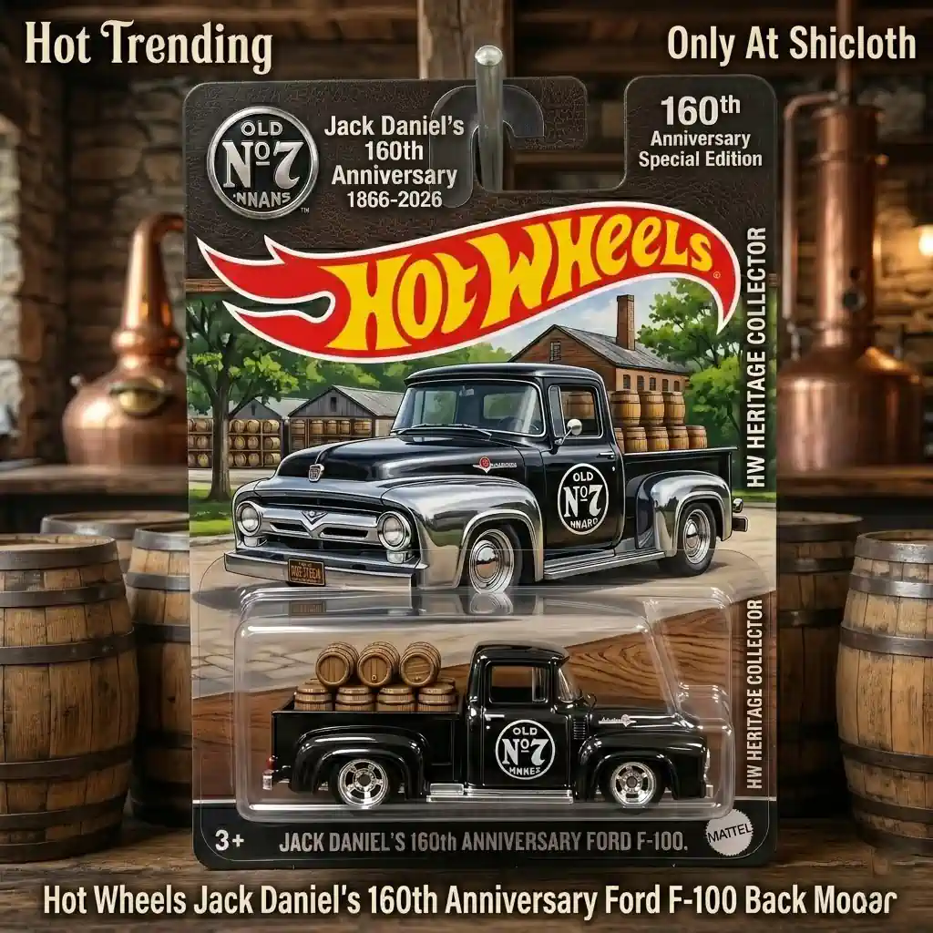Alternative view of Hot Wheels Jack Daniel's 160th Anniversary Ford F-100 back Model
