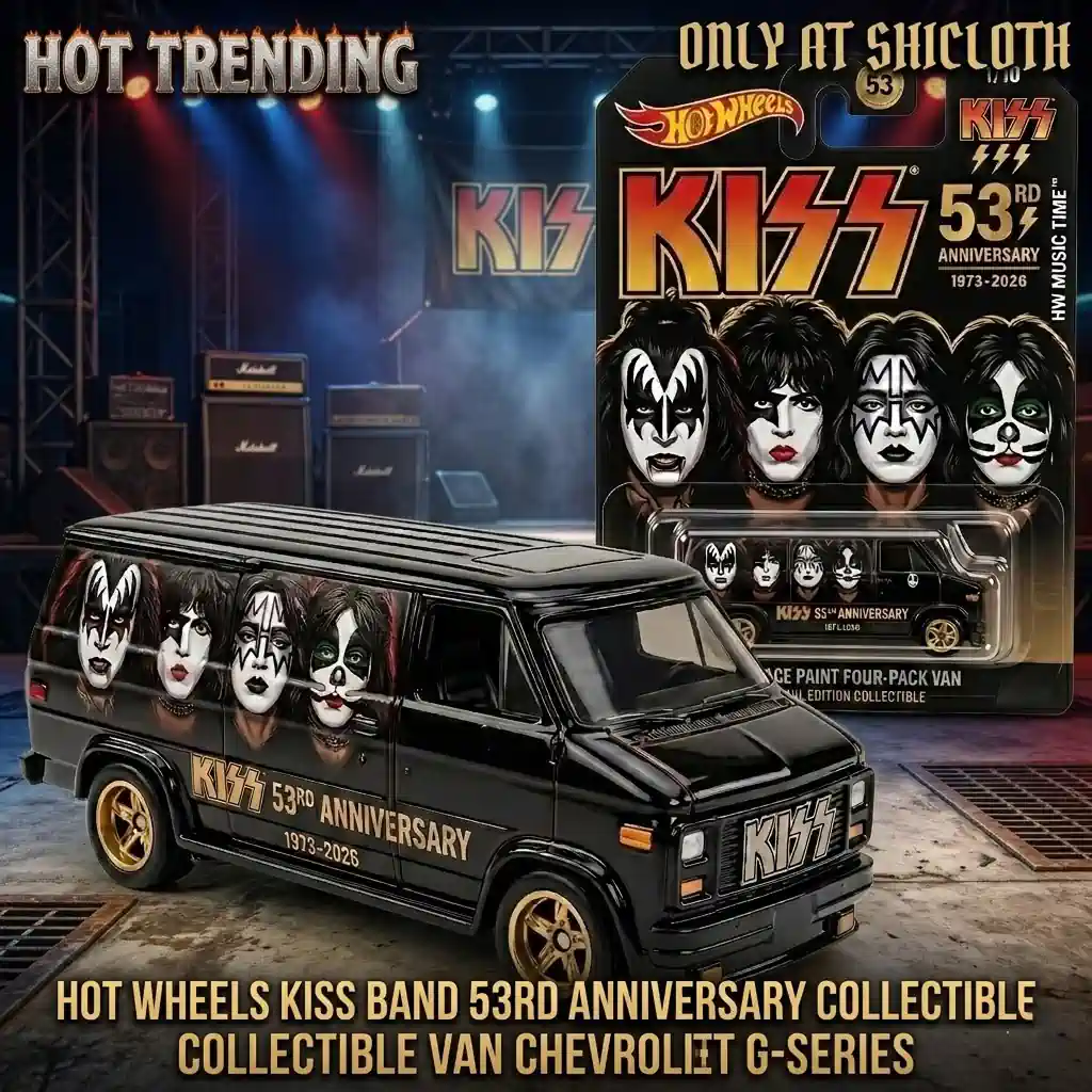 KISS 53rd Anniversary collectible van with stage background!