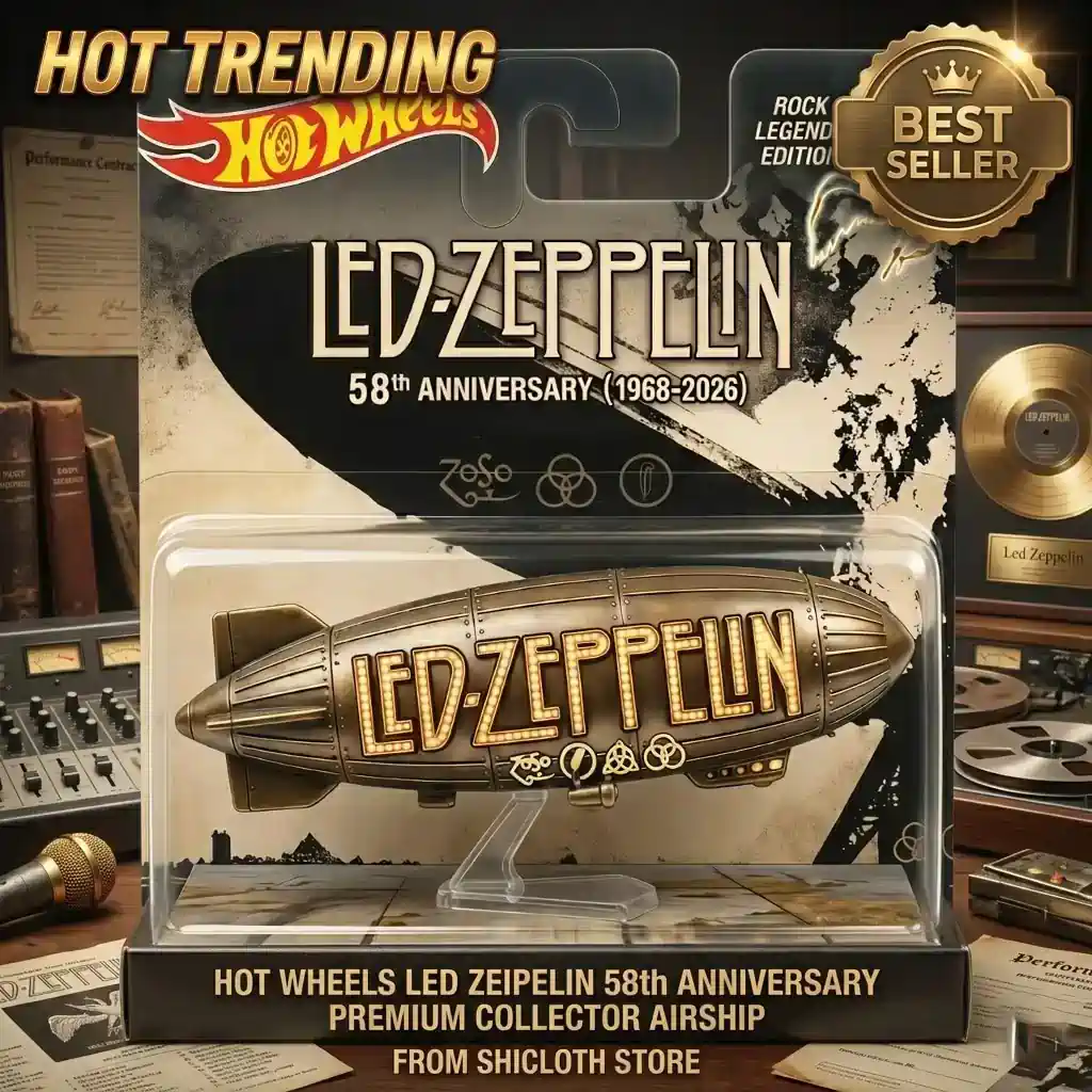 Hot Wheels Led Zeppelin 58th Anniversary Collector Airship in packaging from Shicloth store