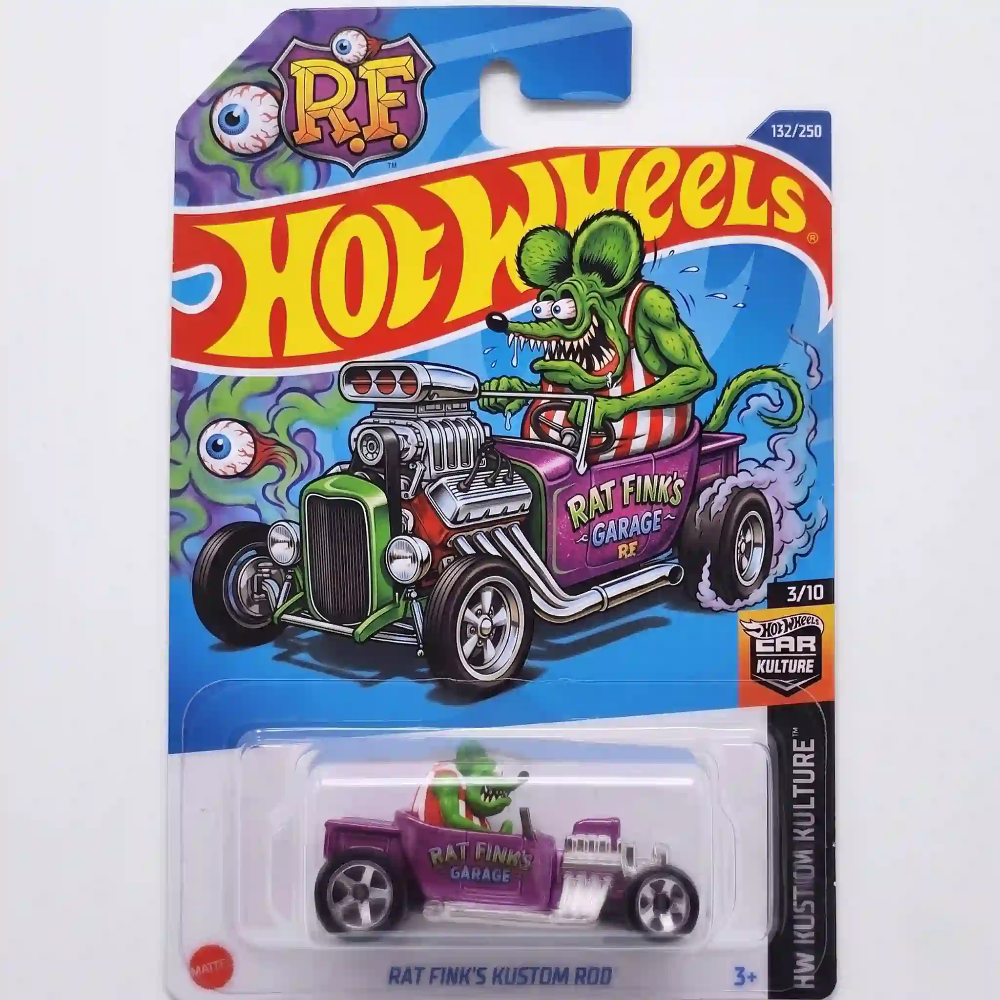 Rat Finks Kustom Rod collector toy packaging by Shicloth!