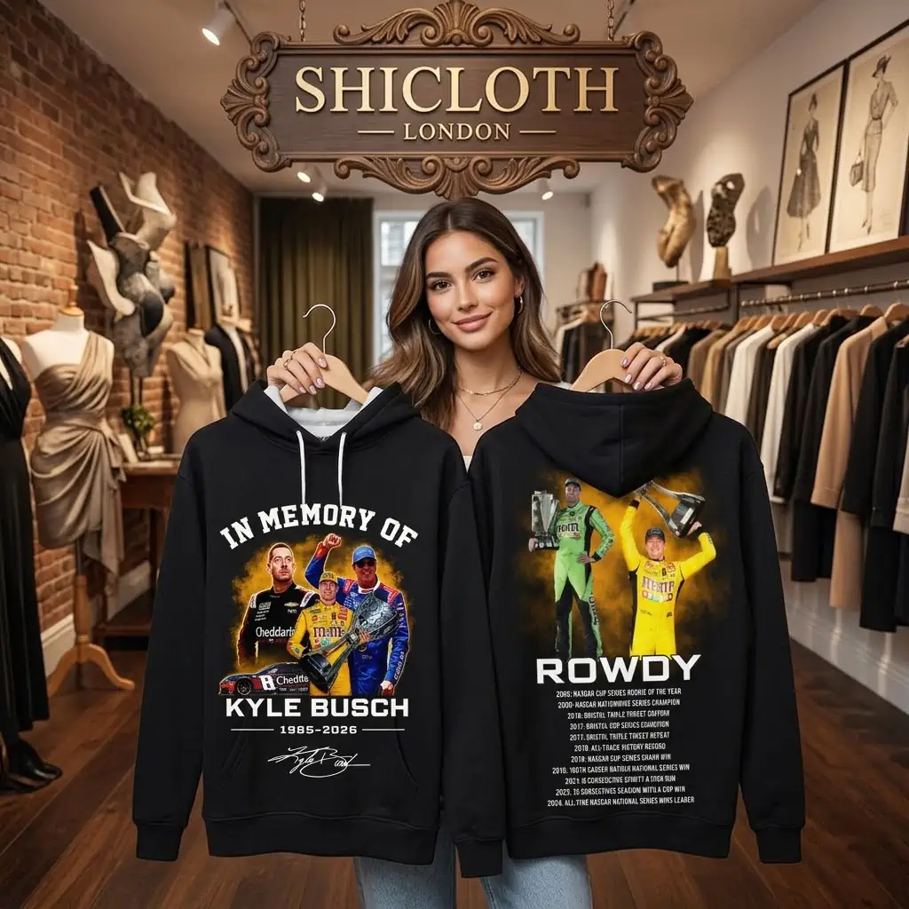 Looking for a meaningful way to honor a NASCAR powerhouse? The In Memory Of Kyle Busch Forever Rowdy Legends Never Lift Limited Hoodie is the perfect tribute gear for any racing fan. This collection blends high-octane racing history with everyday street style. Whether you prefer a classic pullover hoodie, a sleek full-zip hoodie, a comfortable crewneck sweatshirt, or a casual T-shirt, this lineup has a style tailored to your daily look.